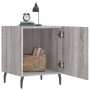 Nightstands 2 units Sonoma gray engineered wood 40x40x50 cm by vidaXL, Nightstands - Ref: Foro24-827609, Price: 54,07 €, Disc...