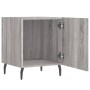 Nightstands 2 units Sonoma gray engineered wood 40x40x50 cm by vidaXL, Nightstands - Ref: Foro24-827609, Price: 54,07 €, Disc...