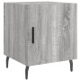 Mesitas noche 2 uds madera ingeniería gris Sonoma 40x40x50 cm de vidaXL, Mesitas de noche - Ref: Foro24-827609, Precio: 54,07...