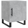 Concrete gray engineered wood bedside table 40x40x50 cm by vidaXL, Nightstands - Ref: Foro24-827620, Price: 43,78 €, Discount: %