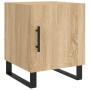 Sonoma oak engineered wood bedside table 40x40x50 cm by vidaXL, Nightstands - Ref: Foro24-827618, Price: 45,63 €, Discount: %