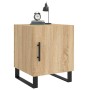 Mesita de noche madera de ingeniería roble Sonoma 40x40x50 cm de vidaXL, Mesitas de noche - Ref: Foro24-827618, Precio: 45,63...