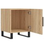 Mesita de noche madera de ingeniería roble Sonoma 40x40x50 cm de vidaXL, Mesitas de noche - Ref: Foro24-827618, Precio: 45,63...