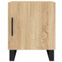 Mesita de noche madera de ingeniería roble Sonoma 40x40x50 cm de vidaXL, Mesitas de noche - Ref: Foro24-827618, Precio: 45,63...