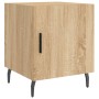 Sonoma oak engineered wood bedside table 40x40x50 cm by vidaXL, Nightstands - Ref: Foro24-827602, Price: 41,41 €, Discount: %