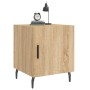 Sonoma oak engineered wood bedside table 40x40x50 cm by vidaXL, Nightstands - Ref: Foro24-827602, Price: 41,41 €, Discount: %