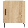 Mesita de noche madera de ingeniería roble Sonoma 40x40x50 cm de vidaXL, Mesitas de noche - Ref: Foro24-827602, Precio: 41,41...