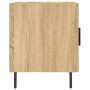 Sonoma oak engineered wood bedside table 40x40x50 cm by vidaXL, Nightstands - Ref: Foro24-827602, Price: 41,41 €, Discount: %