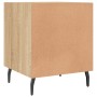 Sonoma oak engineered wood bedside table 40x40x50 cm by vidaXL, Nightstands - Ref: Foro24-827602, Price: 41,41 €, Discount: %