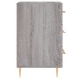 Bedside table made of gray Sonoma engineered wood, 40x40x66 cm. by vidaXL, Nightstands - Ref: Foro24-827650, Price: 43,54 €, ...