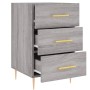 Bedside table made of gray Sonoma engineered wood, 40x40x66 cm. by vidaXL, Nightstands - Ref: Foro24-827650, Price: 43,54 €, ...