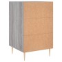 Mesita de noche madera de ingeniería gris Sonoma 40x40x66 cm de vidaXL, Mesitas de noche - Ref: Foro24-827650, Precio: 43,54 ...