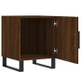 Bedside tables 2 units engineered wood brown oak 40x40x50 cm by vidaXL, Nightstands - Ref: Foro24-827627, Price: 59,96 €, Dis...