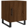 Bedside tables 2 units engineered wood brown oak 40x40x50 cm by vidaXL, Nightstands - Ref: Foro24-827627, Price: 59,96 €, Dis...