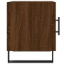 Bedside tables 2 units engineered wood brown oak 40x40x50 cm by vidaXL, Nightstands - Ref: Foro24-827627, Price: 59,96 €, Dis...