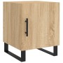 Mesitas noche 2 uds madera ingeniería roble Sonoma 40x40x50 cm de vidaXL, Mesitas de noche - Ref: Foro24-827619, Precio: 58,0...