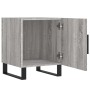 Mesitas noche 2 uds madera ingeniería gris Sonoma 40x40x50 cm de vidaXL, Mesitas de noche - Ref: Foro24-827625, Precio: 59,96...