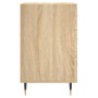 Mesita de noche madera de ingeniería roble Sonoma 40x40x66 cm de vidaXL, Mesitas de noche - Ref: Foro24-827639, Precio: 57,52...