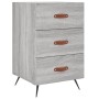 Sonoma gray engineered wood bedside table 40x40x66 cm by vidaXL, Nightstands - Ref: Foro24-827634, Price: 48,73 €, Discount: %