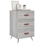 Sonoma gray engineered wood bedside table 40x40x66 cm by vidaXL, Nightstands - Ref: Foro24-827634, Price: 48,73 €, Discount: %