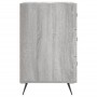 Mesita de noche madera de ingeniería gris Sonoma 40x40x66 cm de vidaXL, Mesitas de noche - Ref: Foro24-827634, Precio: 48,73 ...