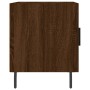 Nightstands 2 pcs oak brown engineered wood 40x40x50 cm by vidaXL, Nightstands - Ref: Foro24-827611, Price: 54,07 €, Discount: %