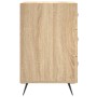 Mesita de noche madera de ingeniería roble Sonoma 40x40x66 cm de vidaXL, Mesitas de noche - Ref: Foro24-827631, Precio: 59,62...