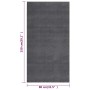 Alfombra pelo corto esponjoso suave lavable antracita 80x150 cm de vidaXL, Alfombras - Ref: Foro24-342188, Precio: 37,86 €, D...