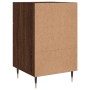 Oak brown engineered wood bedside table 40x40x66 cm by vidaXL, Nightstands - Ref: Foro24-827643, Price: 59,13 €, Discount: %