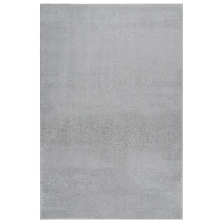 Alfombra de pelo corto esponjoso suave lavable gris 200x290 cm de vidaXL, Alfombras - Ref: Foro24-342195, Precio: 124,99 €, D...