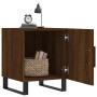 Oak brown engineered wood bedside table 40x40x50 cm by vidaXL, Nightstands - Ref: Foro24-827626, Price: 45,15 €, Discount: %