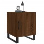 Oak brown engineered wood bedside table 40x40x50 cm by vidaXL, Nightstands - Ref: Foro24-827626, Price: 45,15 €, Discount: %