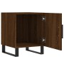 Oak brown engineered wood bedside table 40x40x50 cm by vidaXL, Nightstands - Ref: Foro24-827626, Price: 45,15 €, Discount: %