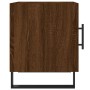 Oak brown engineered wood bedside table 40x40x50 cm by vidaXL, Nightstands - Ref: Foro24-827626, Price: 45,15 €, Discount: %