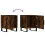 Nightstands 2 pcs engineered wood smoked oak 40x40x50 cm by vidaXL, Nightstands - Ref: Foro24-827623, Price: 78,47 €, Discoun...