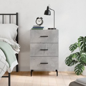 Sonoma gray engineered wood bedside table 40x40x66 cm by vidaXL, Nightstands - Ref: Foro24-827682, Price: 52,99 €, Discount: %