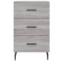 Mesita de noche madera de ingeniería gris Sonoma 40x40x66 cm de vidaXL, Mesitas de noche - Ref: Foro24-827682, Precio: 52,08 ...