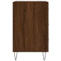 Mesita de noche madera de ingeniería marrón roble 40x40x66 cm de vidaXL, Mesitas de noche - Ref: Foro24-827659, Precio: 61,88...