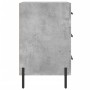 Mesita de noche madera de ingeniería gris hormigón 40x40x66 cm de vidaXL, Mesitas de noche - Ref: Foro24-827672, Precio: 68,3...