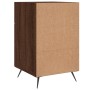 Oak brown engineered wood bedside table 40x40x66 cm by vidaXL, Nightstands - Ref: Foro24-827635, Price: 43,85 €, Discount: %