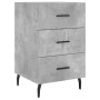 Concrete gray engineered wood bedside table 40x40x66 cm by vidaXL, Nightstands - Ref: Foro24-827680, Price: 50,99 €, Discount: %