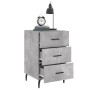 Concrete gray engineered wood bedside table 40x40x66 cm by vidaXL, Nightstands - Ref: Foro24-827680, Price: 50,99 €, Discount: %