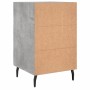 Concrete gray engineered wood bedside table 40x40x66 cm by vidaXL, Nightstands - Ref: Foro24-827680, Price: 50,99 €, Discount: %