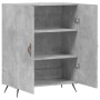 Aparador de madera de ingeniería gris hormigón 69,5x34x90 cm de vidaXL, Aparadores - Ref: Foro24-827696, Precio: 76,97 €, Des...