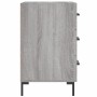 Mesita de noche madera de ingeniería gris Sonoma 40x40x66 cm de vidaXL, Mesitas de noche - Ref: Foro24-827666, Precio: 64,55 ...