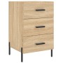 Mesita de noche madera de ingeniería roble Sonoma 40x40x66 cm de vidaXL, Mesitas de noche - Ref: Foro24-827671, Precio: 66,16...