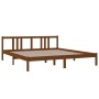 Honey brown solid wood bed frame Super King 180x200 cm by vidaXL, Beds and slatted bases - Ref: Foro24-814902, Price: 135,99 ...