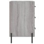 Mesita de noche madera de ingeniería gris Sonoma 40x40x66 cm de vidaXL, Mesitas de noche - Ref: Foro24-827674, Precio: 68,74 ...