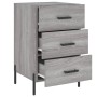 Mesita de noche madera de ingeniería gris Sonoma 40x40x66 cm de vidaXL, Mesitas de noche - Ref: Foro24-827674, Precio: 68,74 ...