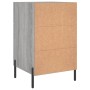 Mesita de noche madera de ingeniería gris Sonoma 40x40x66 cm de vidaXL, Mesitas de noche - Ref: Foro24-827674, Precio: 68,74 ...